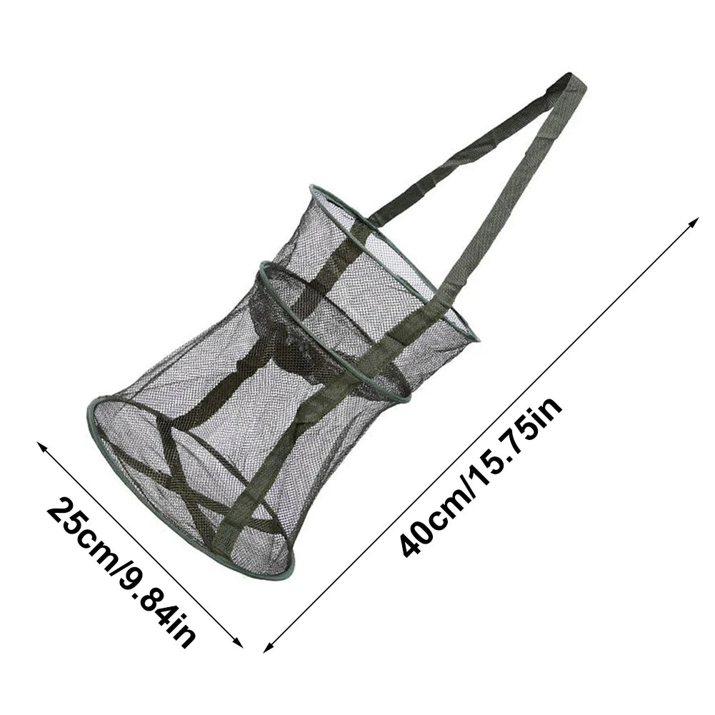 Collapsible Fishing Net Shrimp Fish Trap /Carp /Eels Traps fishing Net - Perfect Fishing Tackle for Outdoor Enthusiasts