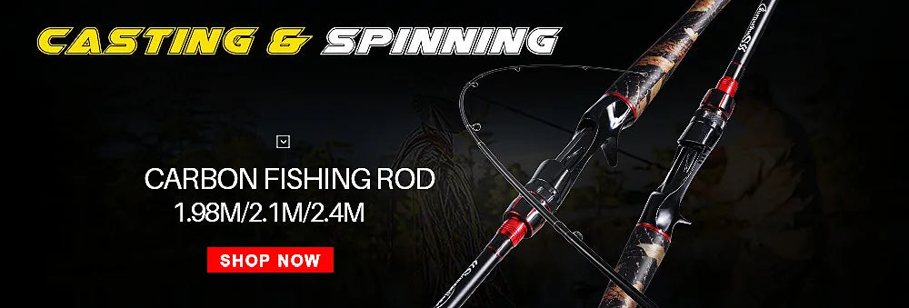 Sougayilang 2.1M 2.4M 2.7M 3.0M Spinning Fishing Rod Ultralight Carbon Fiber Portable Telescopic Fishing Pole for Trout Carp