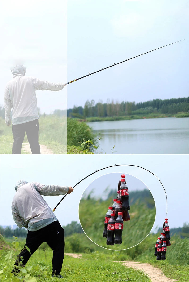 Shawto Fishing Rod Spinning Lure Rod 1.68 1.98m 6 Section Carbon Fiber Super Hard Light Casting Rod Baitcasting Rod Gift Rod Tip