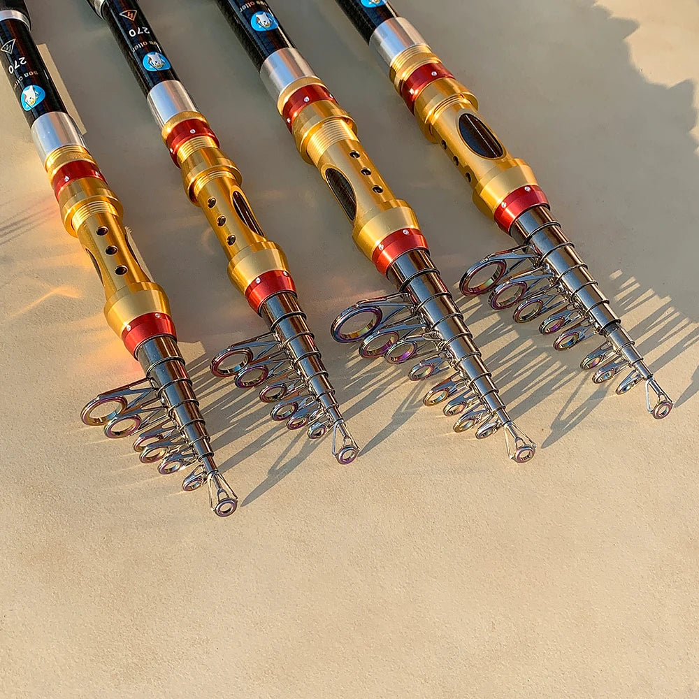 Shawto Fishing Rod Spinning Lure Rod 1.68 1.98m 6 Section Carbon Fiber Super Hard Light Casting Rod Baitcasting Rod Gift Rod Tip