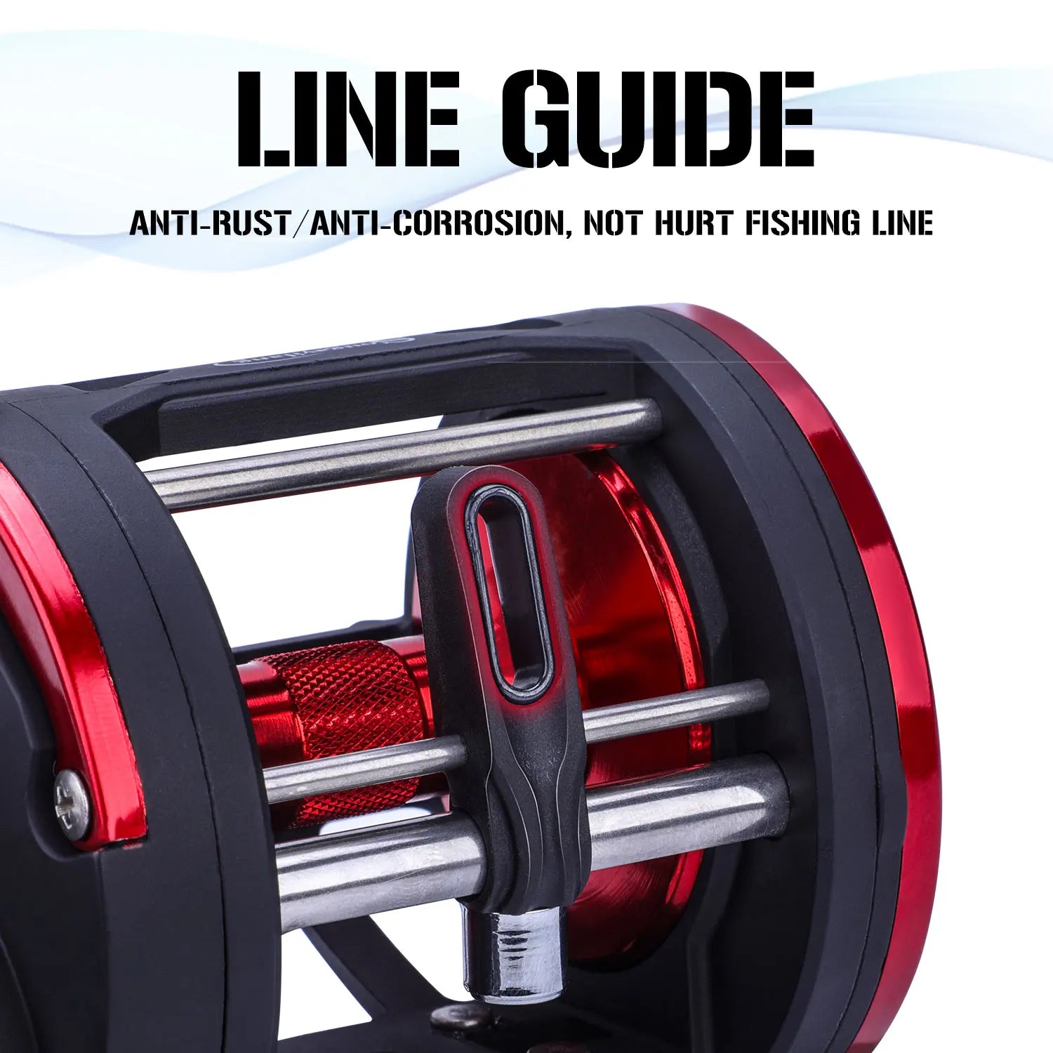 Sougayilang Trolling Fishing Reels Aluminum Alloy Spool Saltwater Drum Fishing Reel 3+1BB 3.8:1 Max Drag 25kg Fishing Tool Pesca
