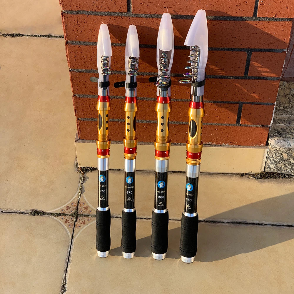 Shawto Fishing Rod Spinning Lure Rod 1.68 1.98m 6 Section Carbon Fiber Super Hard Light Casting Rod Baitcasting Rod Gift Rod Tip