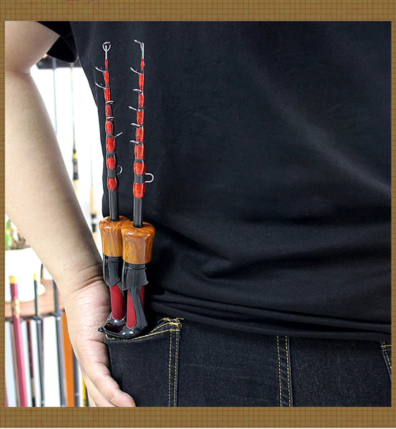 Shawto Fishing Rod Spinning Lure Rod 1.68 1.98m 6 Section Carbon Fiber Super Hard Light Casting Rod Baitcasting Rod Gift Rod Tip
