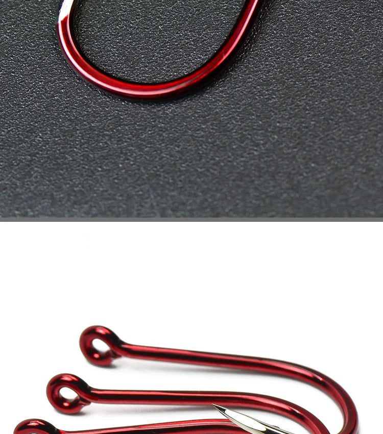 Fishing Barbed Hook Bend Mouth Triangular Fast Attack Super Needle Point Fishhook Black Seabream Bass Japan Hooks 4-8 Piece Pack