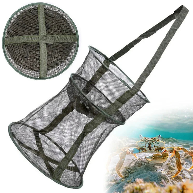 Collapsible Fishing Net Shrimp Fish Trap /Carp /Eels Traps fishing Net - Perfect Fishing Tackle for Outdoor Enthusiasts