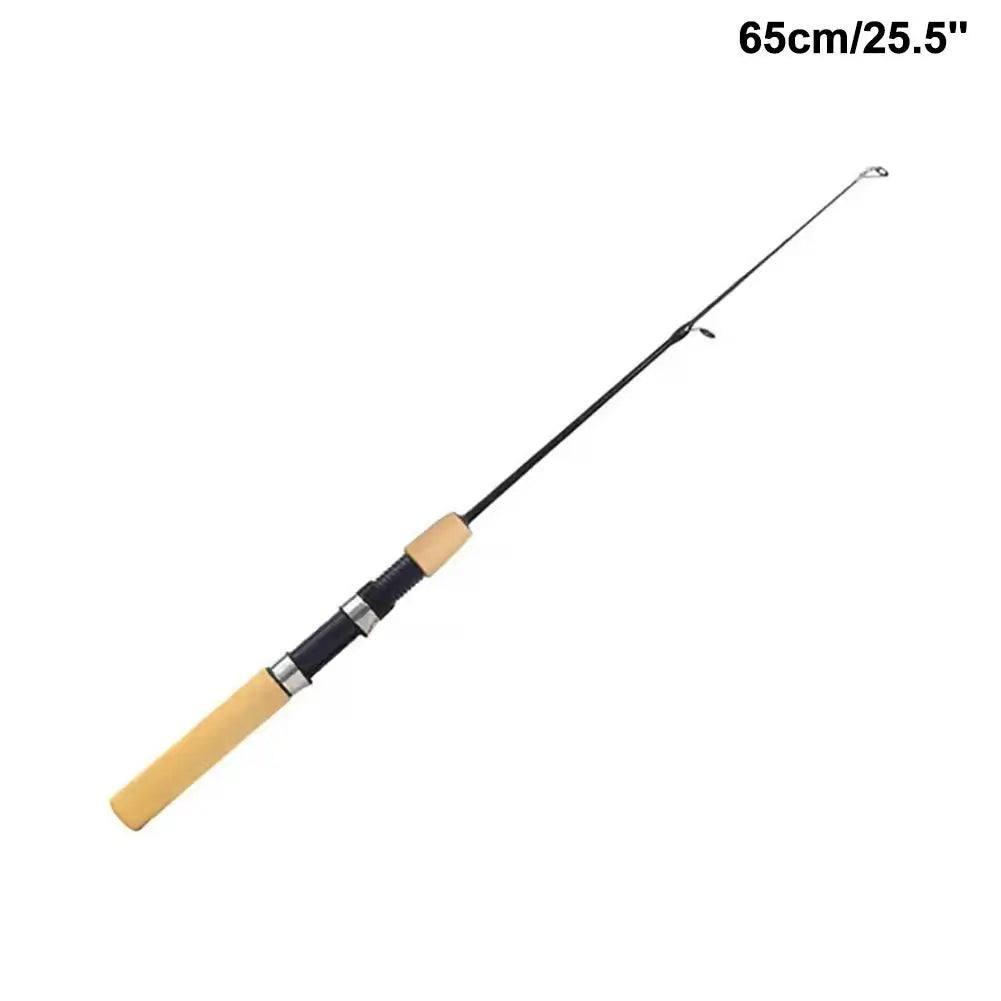 55/65/75cm Ice Fishing Pole Portable Carbon Fish Pole Light Weight River Comfortable Grip Carp Tackle Pesca Fishing Equipment