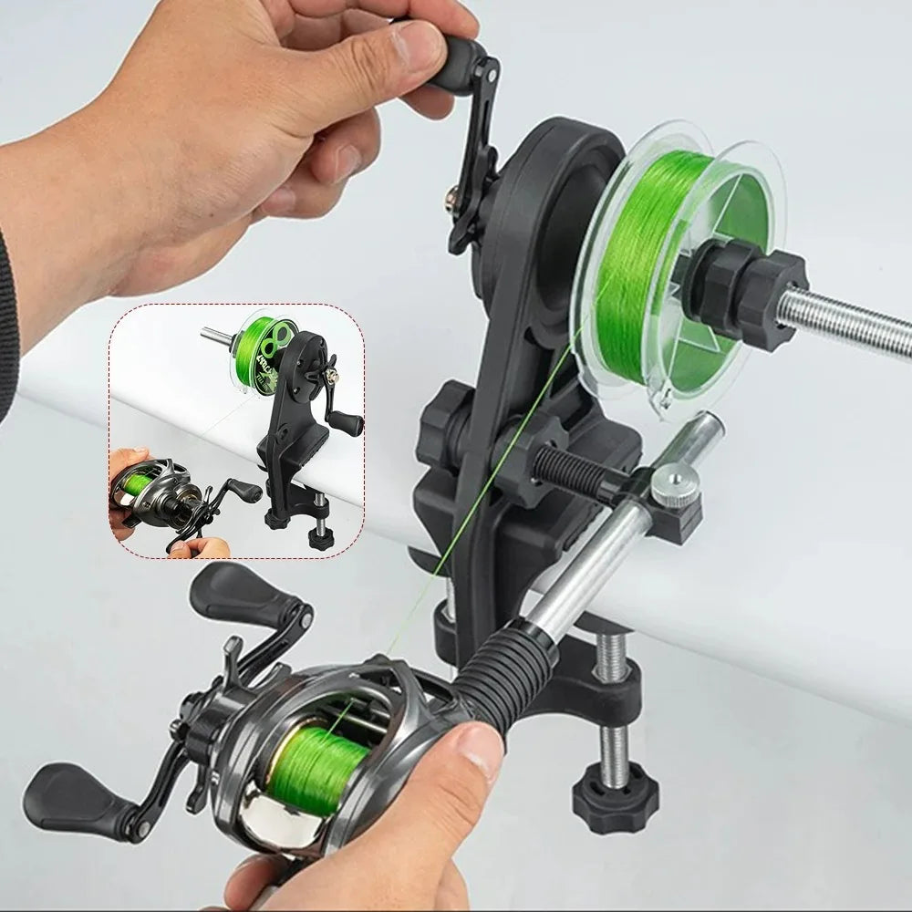 Portable Lightweight Fishing Line Winder Spooler Antirust Sturdy Line Winder fishing accessories For fishing Reel fishing tools
