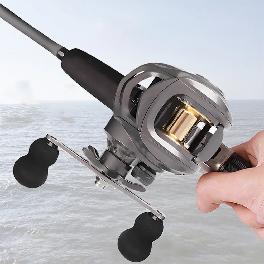 Baitcasting Reel Magnetic Brake System 7.2/1 Gear Ratio High Speed Fishing Reel Right Left Hand Casting Reels for freshwater
