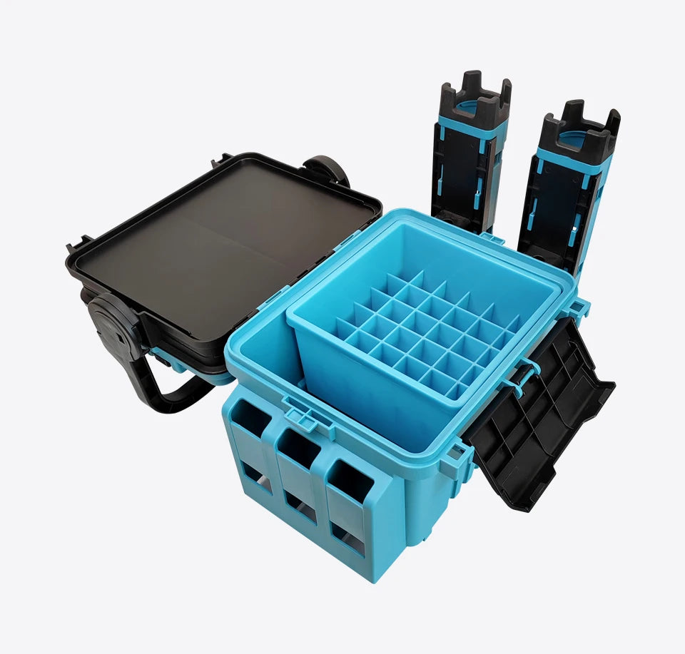 New 36 Grids Plastic Luminous Fishing Tackle Box Hard Lure Storage Box Egi Webfoot Octopus Organizer Squid Jig Bait Container