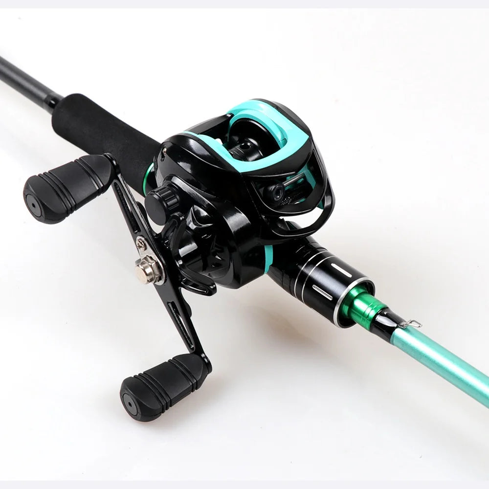 Fishing Reel Lightweight Baitcasting Reel 10kg Carbon Fiber Drag with High Speed 7.2:1 Gear Ratio Baitcaster Reels