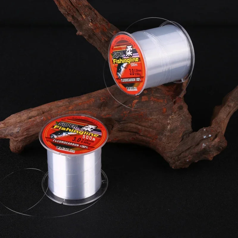 100/150/200/300/500M Fishing Lines Super Strong Strands Nylon Wire Fishing Multifilamento Transparent Fishing Lines