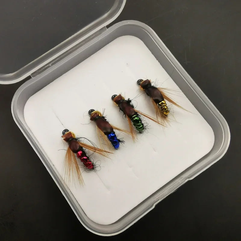 Fly Fishing Kit - Artificial Bait Nymphs & Bugs (Trout Lures) Pack of 4/8/32pcs