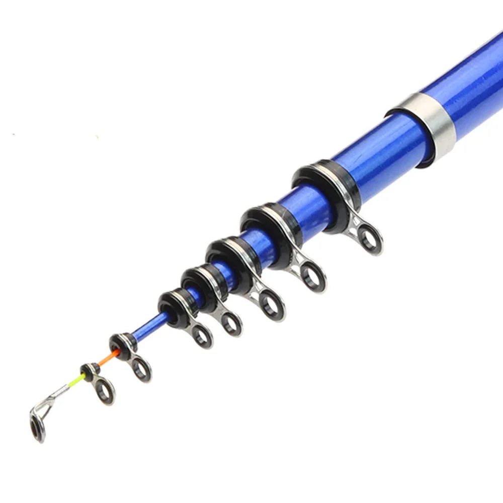 BAKAWA Telescopic Rock Fishing Rod Spinning Fly Carp Feeder Carbon Fiber Pesca 3M 2.7M 2.4M 2.1M 1.8M 1.5M Mini Travel Reel Seat