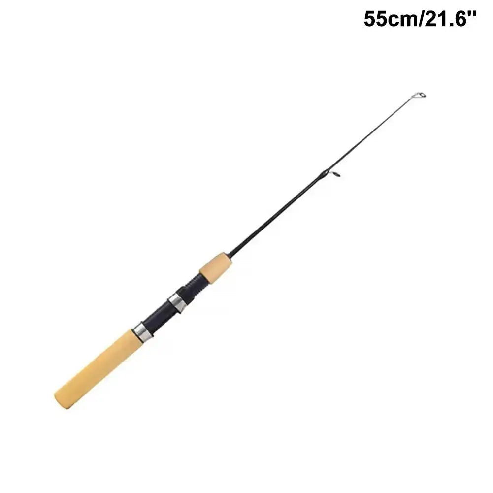55/65/75cm Ice Fishing Pole Portable Carbon Fish Pole Light Weight River Comfortable Grip Carp Tackle Pesca Fishing Equipment