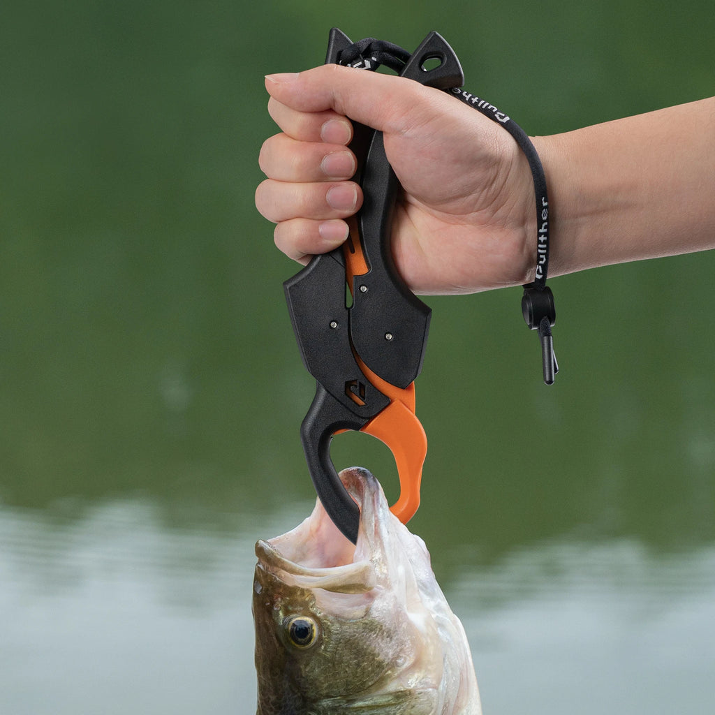 Pullther Fishing Gripper Pliers 45KG Strong Load-bearing Capacity Fish Lip Clip Grip Controller Fiberglass Grabber Tackle Tools