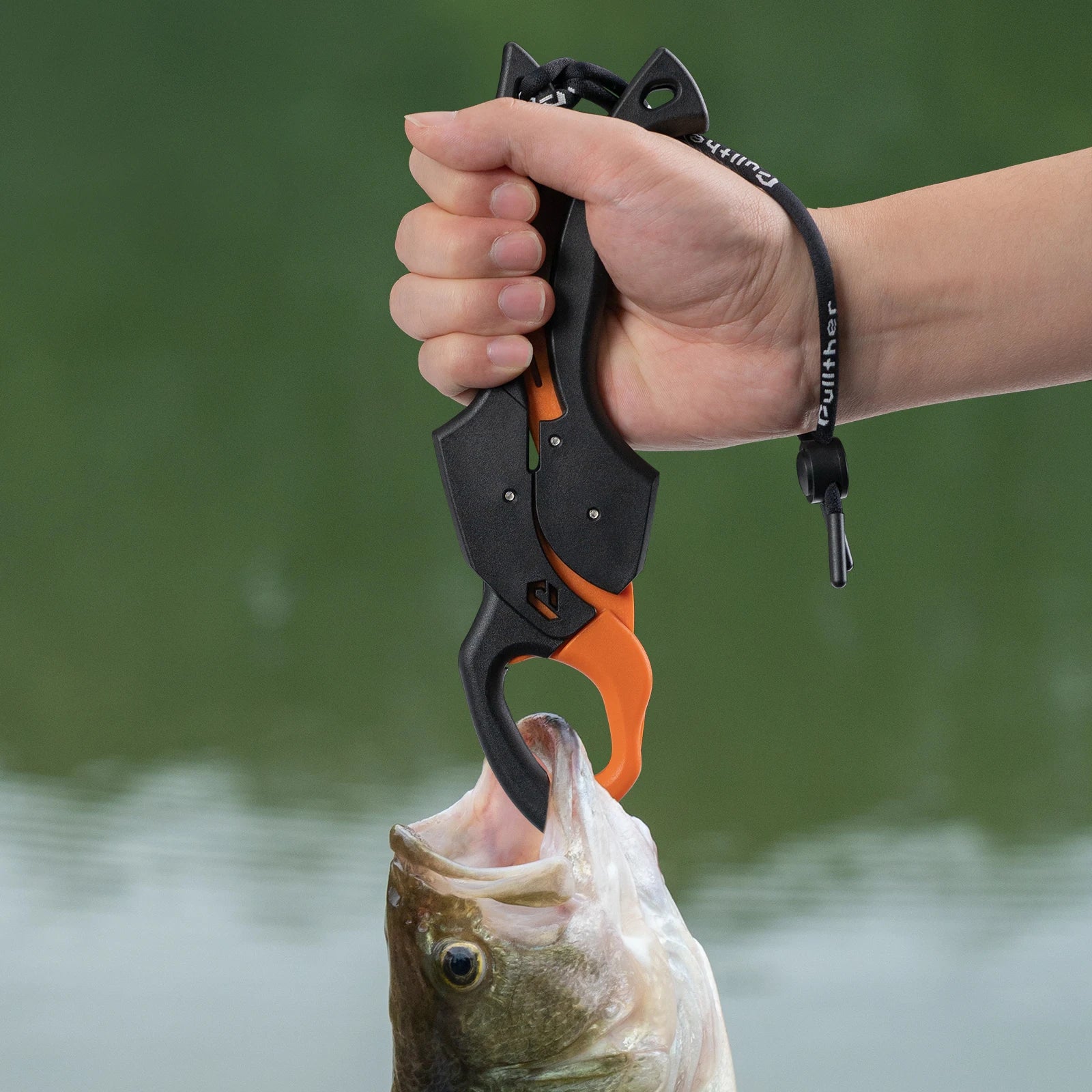 Pullther Fishing Gripper Pliers 45KG Strong Load-bearing Capacity Fish Lip Clip Grip Controller Fiberglass Grabber Tackle Tools