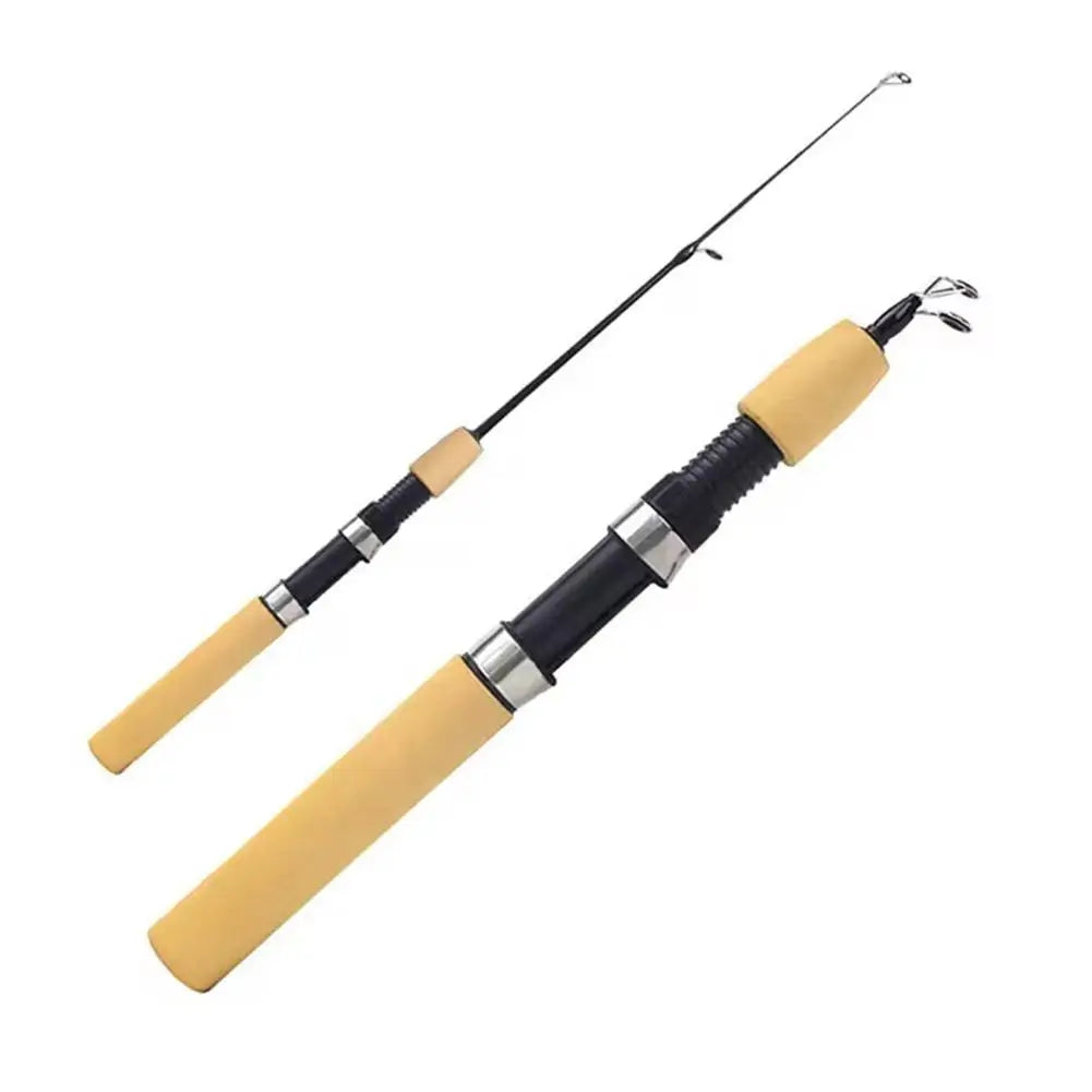 55/65/75cm Ice Fishing Pole Portable Carbon Fish Pole Light Weight River Comfortable Grip Carp Tackle Pesca Fishing Equipment