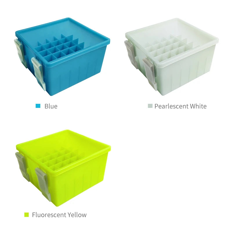 New 36 Grids Plastic Luminous Fishing Tackle Box Hard Lure Storage Box Egi Webfoot Octopus Organizer Squid Jig Bait Container
