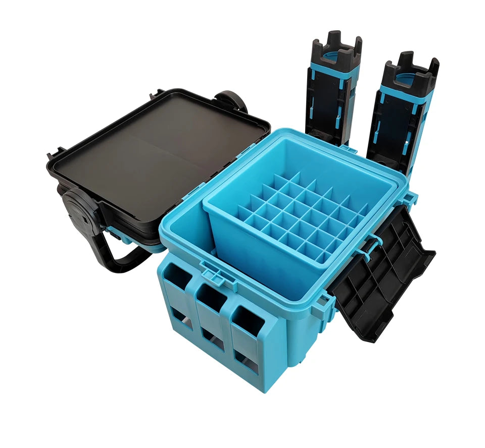 New 36 Grids Plastic Luminous Fishing Tackle Box Hard Lure Storage Box Egi Webfoot Octopus Organizer Squid Jig Bait Container