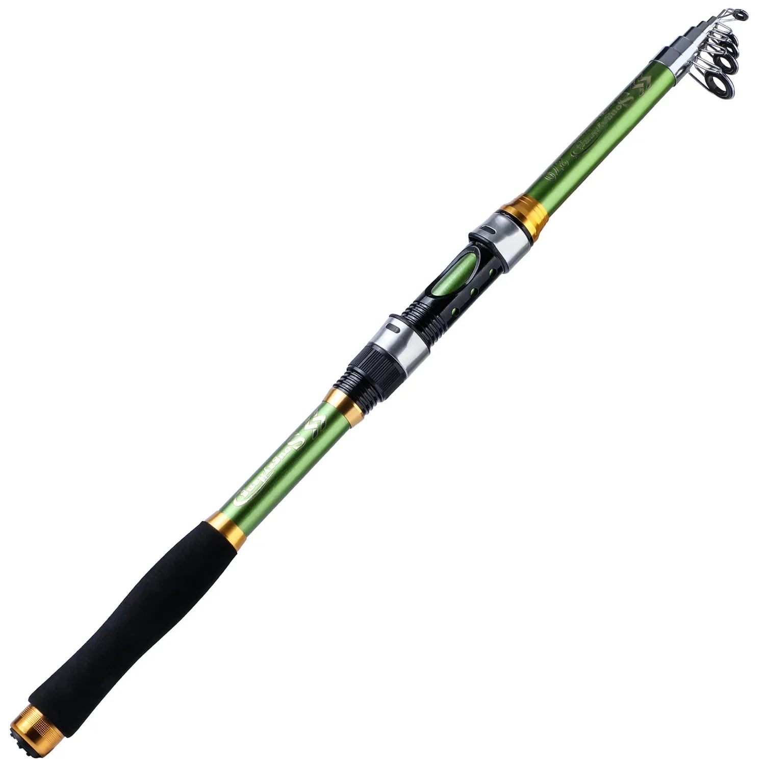 Sougayilang 2.1M 2.4M 2.7M 3.0M Spinning Fishing Rod Ultralight Carbon Fiber Portable Telescopic Fishing Pole for Trout Carp