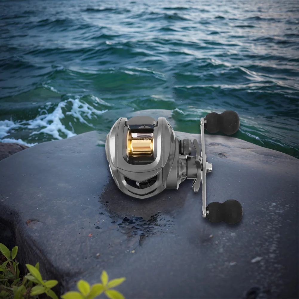 Baitcasting Reel Magnetic Brake System 7.2/1 Gear Ratio High Speed Fishing Reel Right Left Hand Casting Reels for freshwater