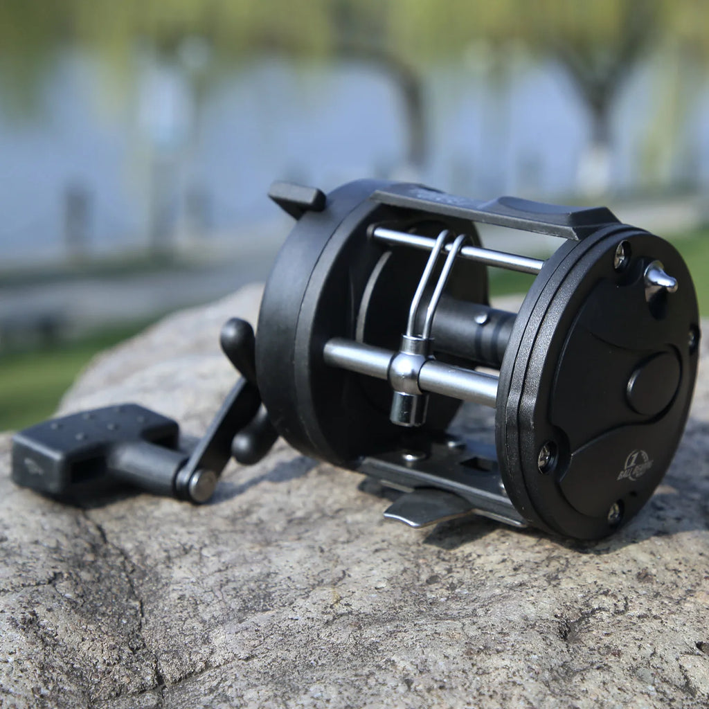 Sougayilang Trolling Fishing Reels Aluminum Alloy Spool Saltwater Drum Fishing Reel 3+1BB 3.8:1 Max Drag 25kg Fishing Tool Pesca