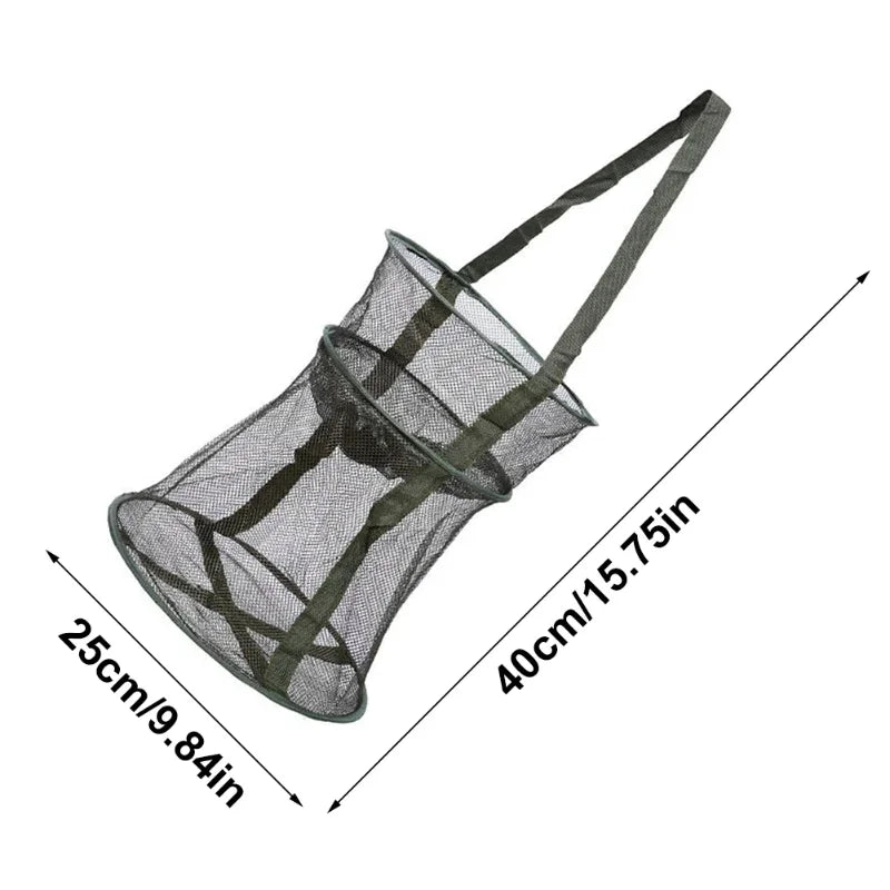 Collapsible Fishing Net Shrimp Fish Trap /Carp /Eels Traps fishing Net - Perfect Fishing Tackle for Outdoor Enthusiasts