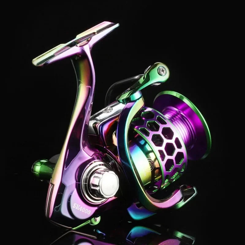 ZWICKE All Metal Imitation Wheel 15KG Max Drag Power 14+1 Ball Bearings Fishing Reel Fishing Rod Fishing Gear Spinning Wheel