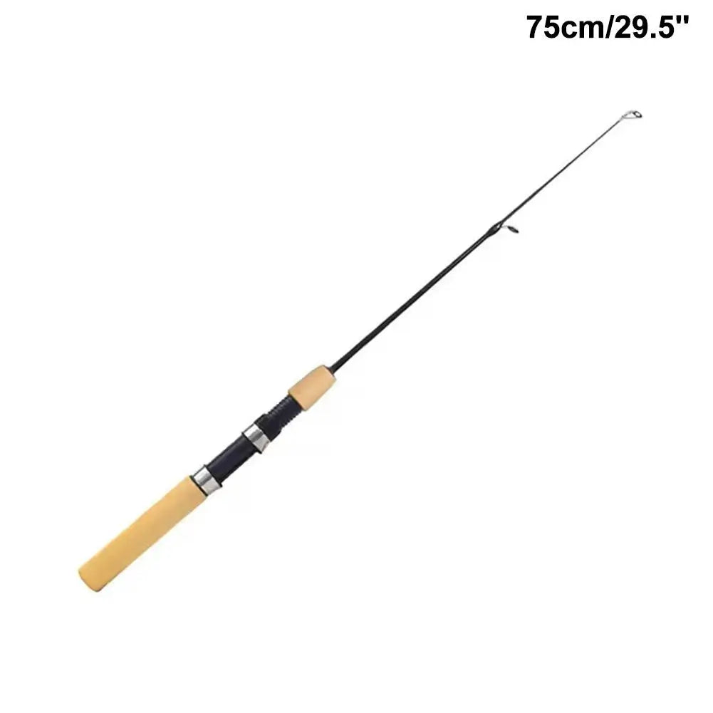 55/65/75cm Ice Fishing Pole Portable Carbon Fish Pole Light Weight River Comfortable Grip Carp Tackle Pesca Fishing Equipment