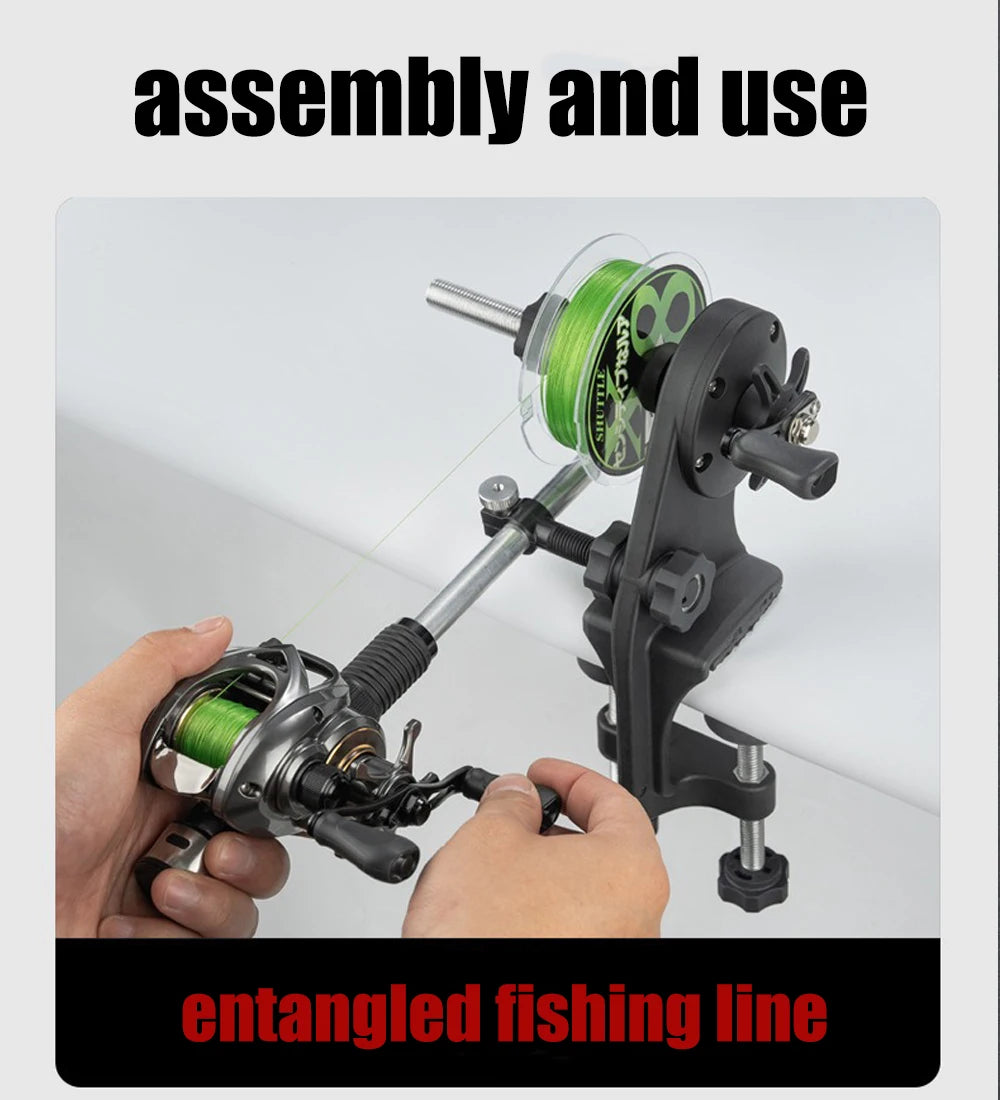 Portable Lightweight Fishing Line Winder Spooler Antirust Sturdy Line Winder fishing accessories For fishing Reel fishing tools