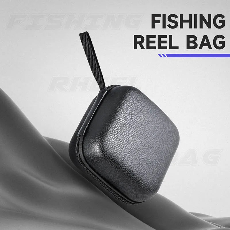 Fishing Tackle Storage Bag Waterproof Holder Pouch Fishing Protective Case Spinning Reel Shockproof Box for 1-2 Fishing Reels