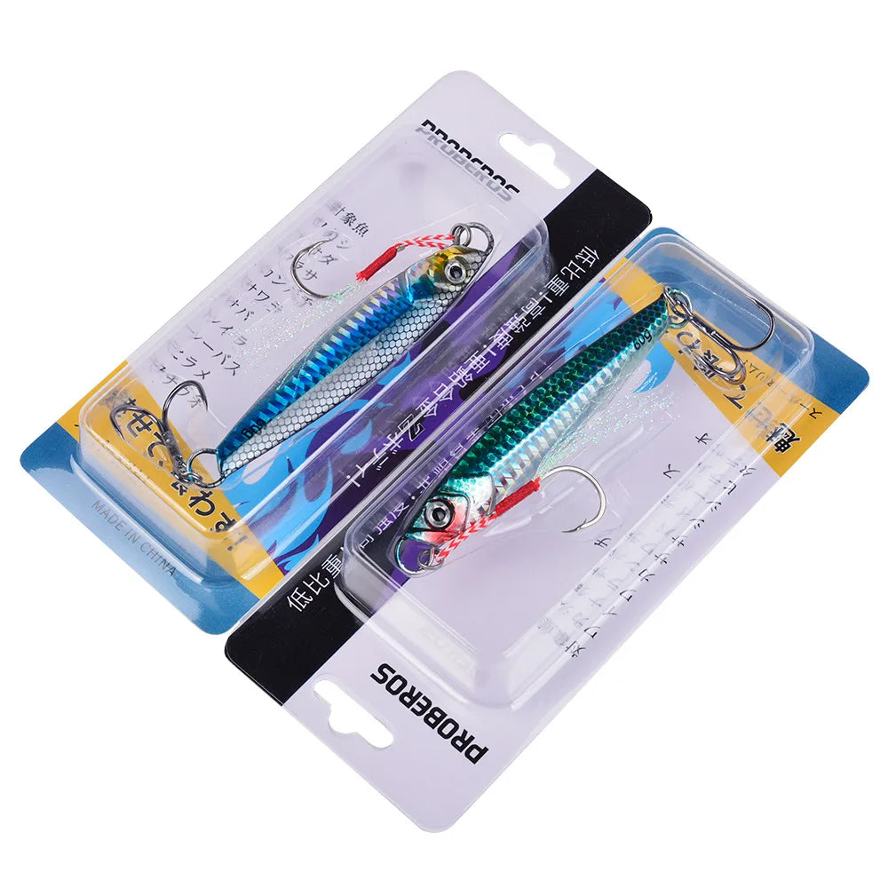 sea jigging lures Metal Jig Ideal for Sea Fishing and Boat Fishing Jigging Pesca Bait Artificial Bait Tackle